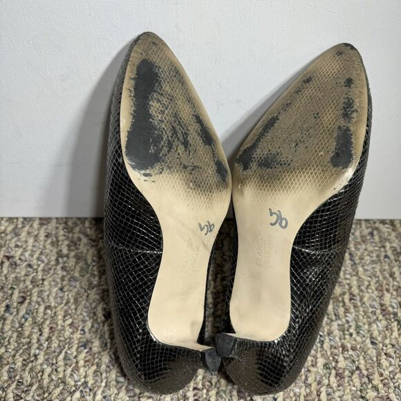 Franco Sarto Shoes Women's 8.5M Silver Heel Pumps - Picture 8 of 9